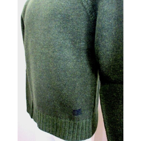 OOBE Brand Men's Edisto Crew Neck Virgin Wool Sweater Palma Green NWT Large - Picture 4 of 8